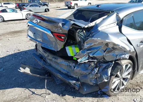 2021 Nissan Maxima Platinum Xtronic Cvt from USA, damaged, VIN 1N4AA6FV9MC509019